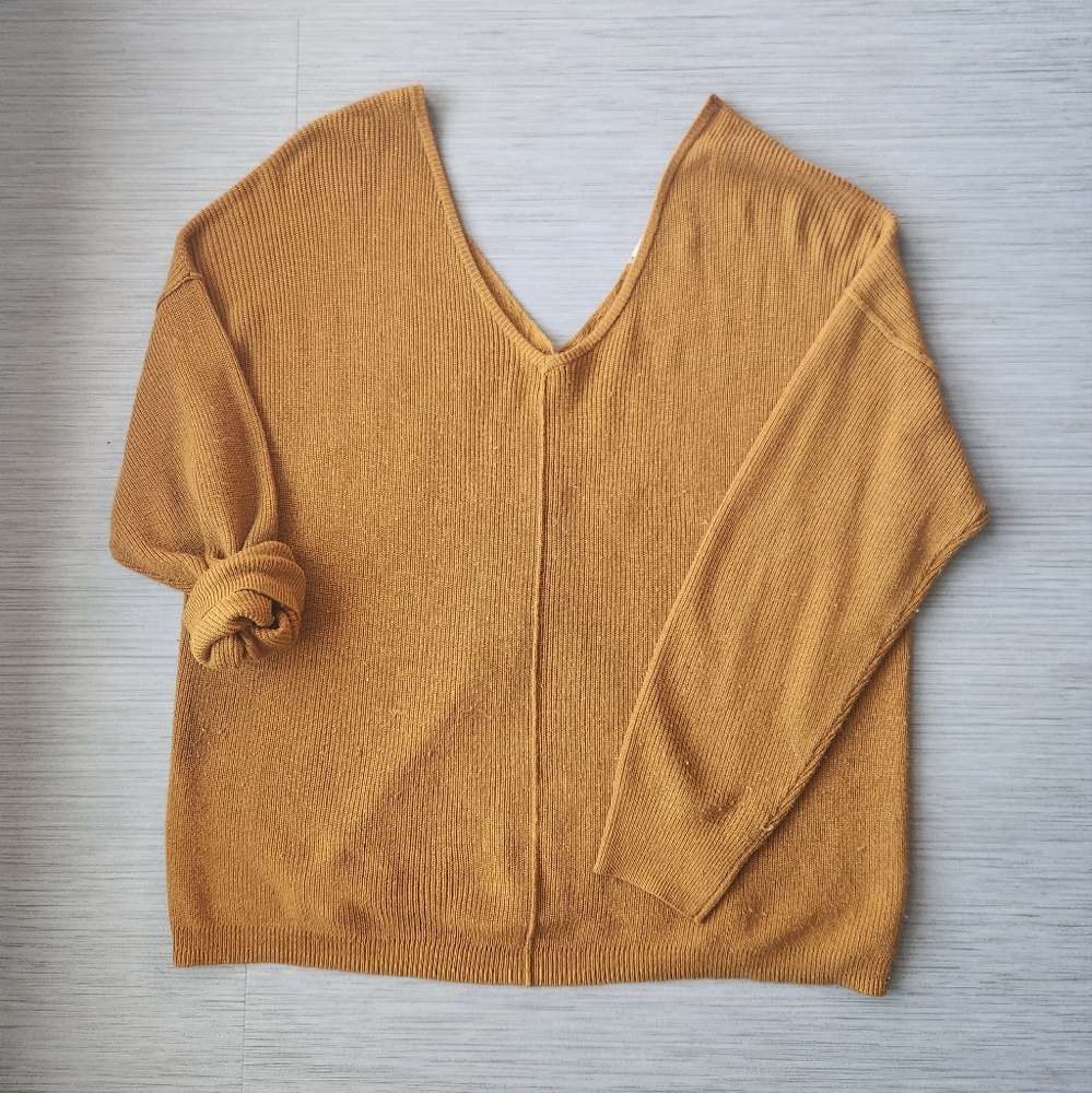 Pink Rose Button Back Sweater